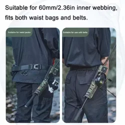 Protector de caña de pescar – Funda con clip y cinturón ajustable para perro