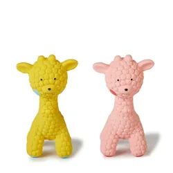 Juguete masticable con chirriador para cachorros y perros pequeños