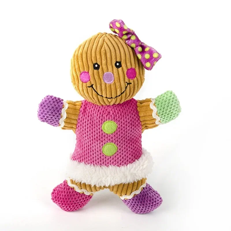 Juguete navideño de peluche para gatos y perros resistente a mordidas - imagen 5