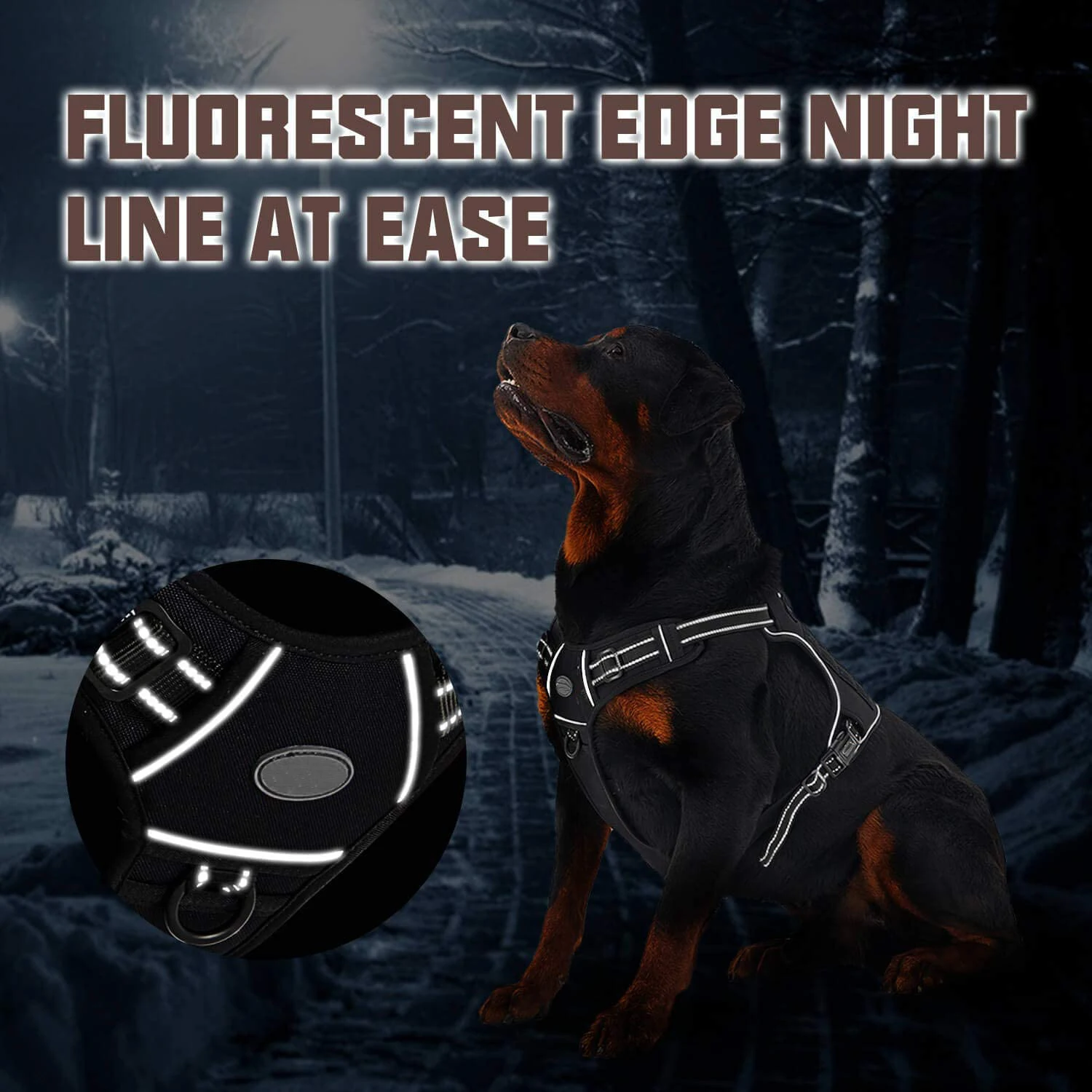 Arnés táctico ajustable para perros pequeños, medianos y grandes, chaleco reflectante de servicio militar para entrenamiento de mascotas - imagen 5