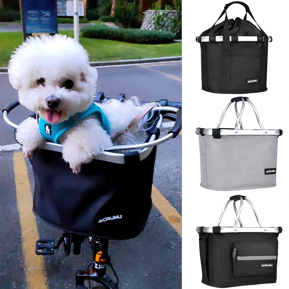 Bolsa transporte bicicleta impermeable delantera para gatos y perros - imagen 4