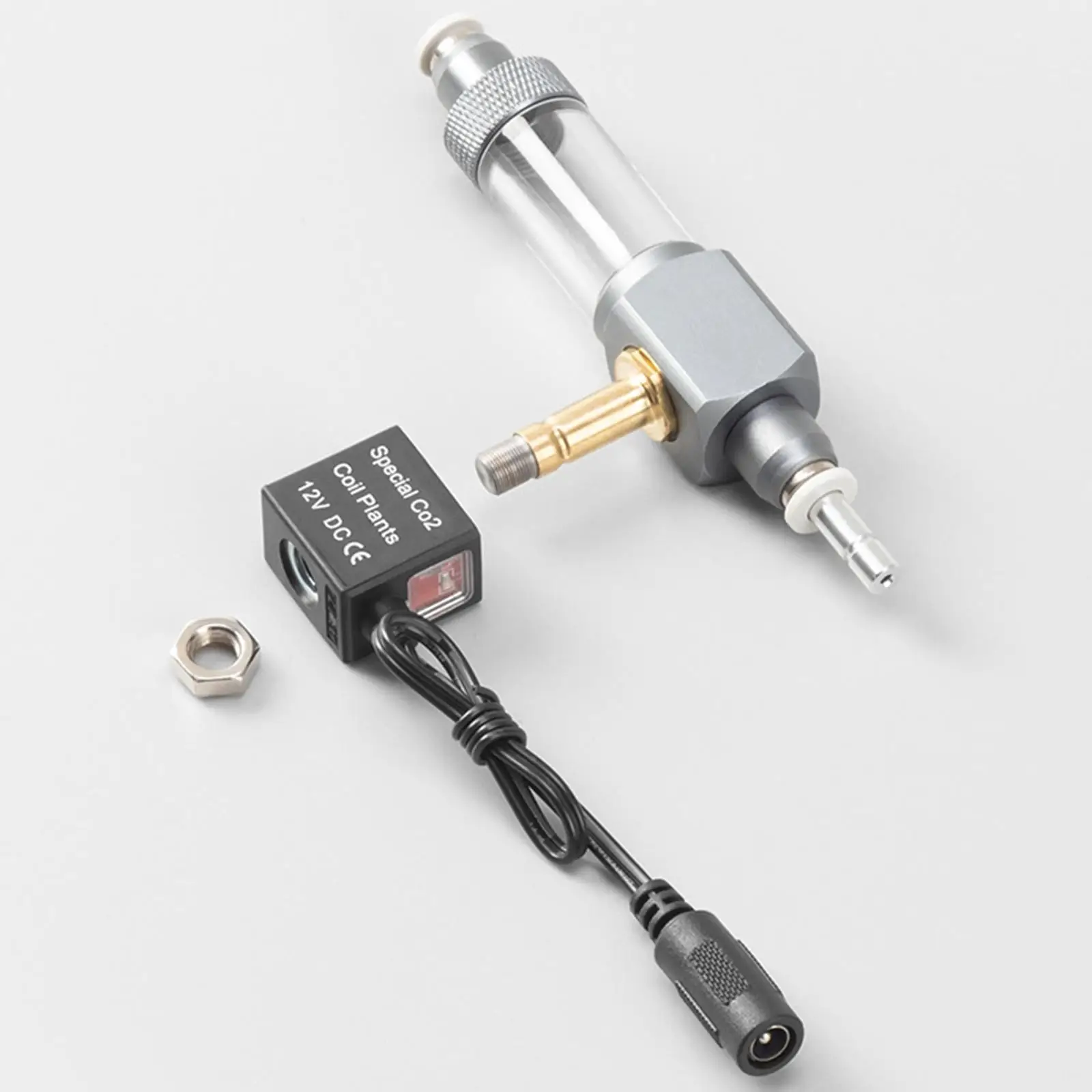 CO2 Bubble Counter Practical Easy to Use Co2 Tube Single Head