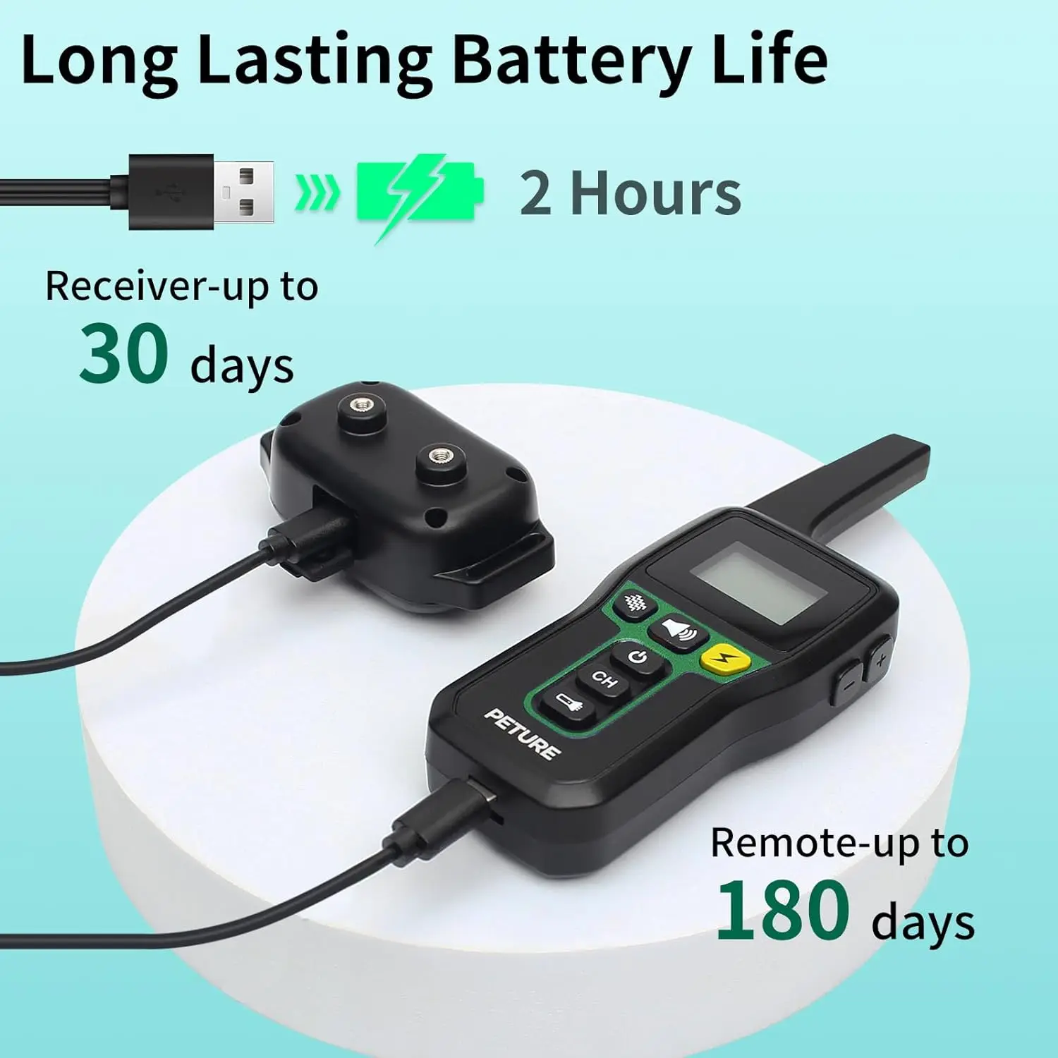 Collar de corteza para perros con control remoto, Collar de choque impermeable de 3300 pies con pitido, vibración, modo automático para perros grandes, medianos y pequeños