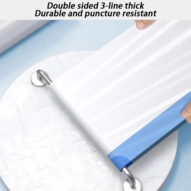 LITTEPETS-caja de arena automática para gatos, 2/6/8 rollos, bolsa de basura especial, revestimientos, recolector grueso, bolsas de arena para caca, almacenamiento - imagen 4