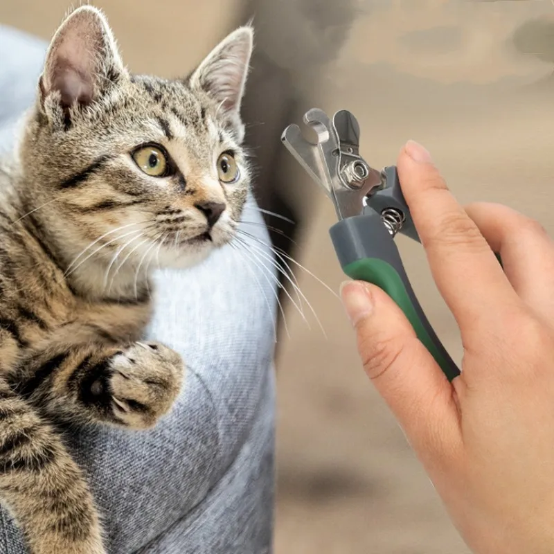 Cortaúñas Acero Inoxidable Perros Gatos Multicolor Recortador - imagen 2