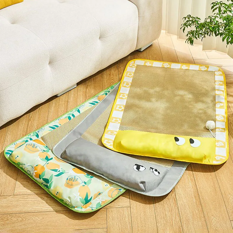 Alfombrilla fresca de varios niveles para gatos, cama cómoda para mascotas, tapicería para cachorros, interiores, gatitos, sala de estar, suministros para perros, accesorios de verano - imagen 3