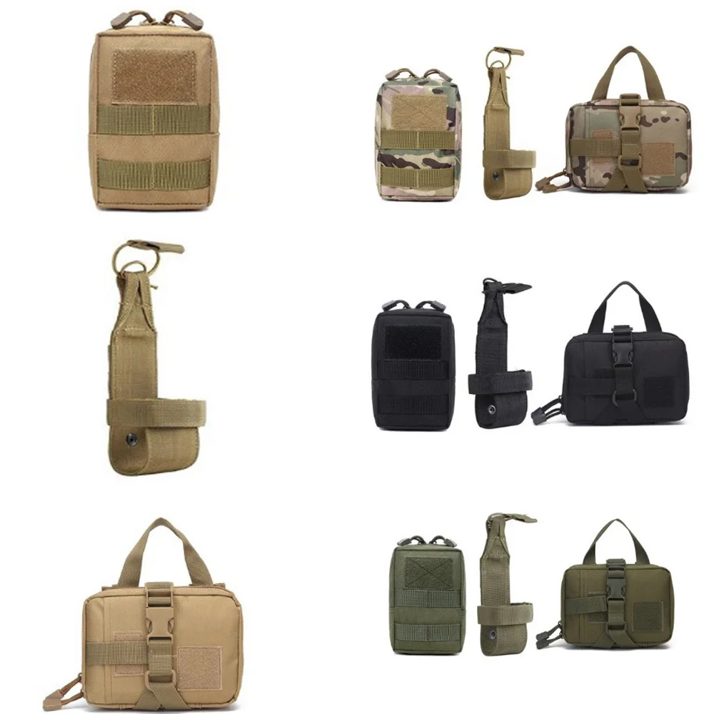 Juego de bolsas tácticas para perros, bolsas de nailon multiusos de estilo militar, compatibles con chalecos para perros, entrenamiento y aventura - imagen 3