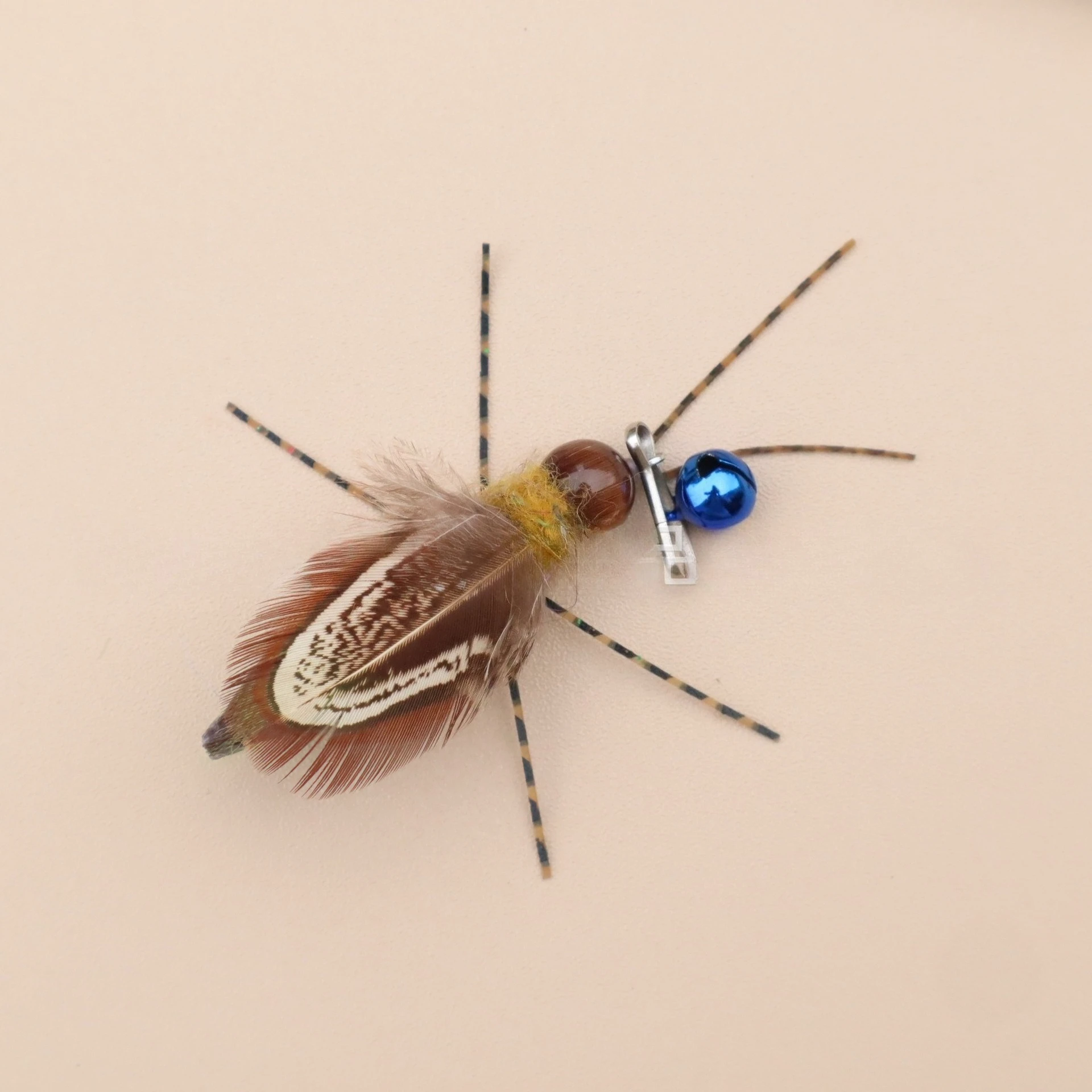 Accesorios de repuesto de pluma de luciérnaga de simulación, palo divertido para gato, varilla Teaser, juguete para mascotas de plástico, 1 ud./2 uds. - imagen 5