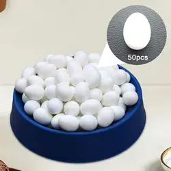 Huevos falsos de paloma de plastico para cria de palomas de carrera