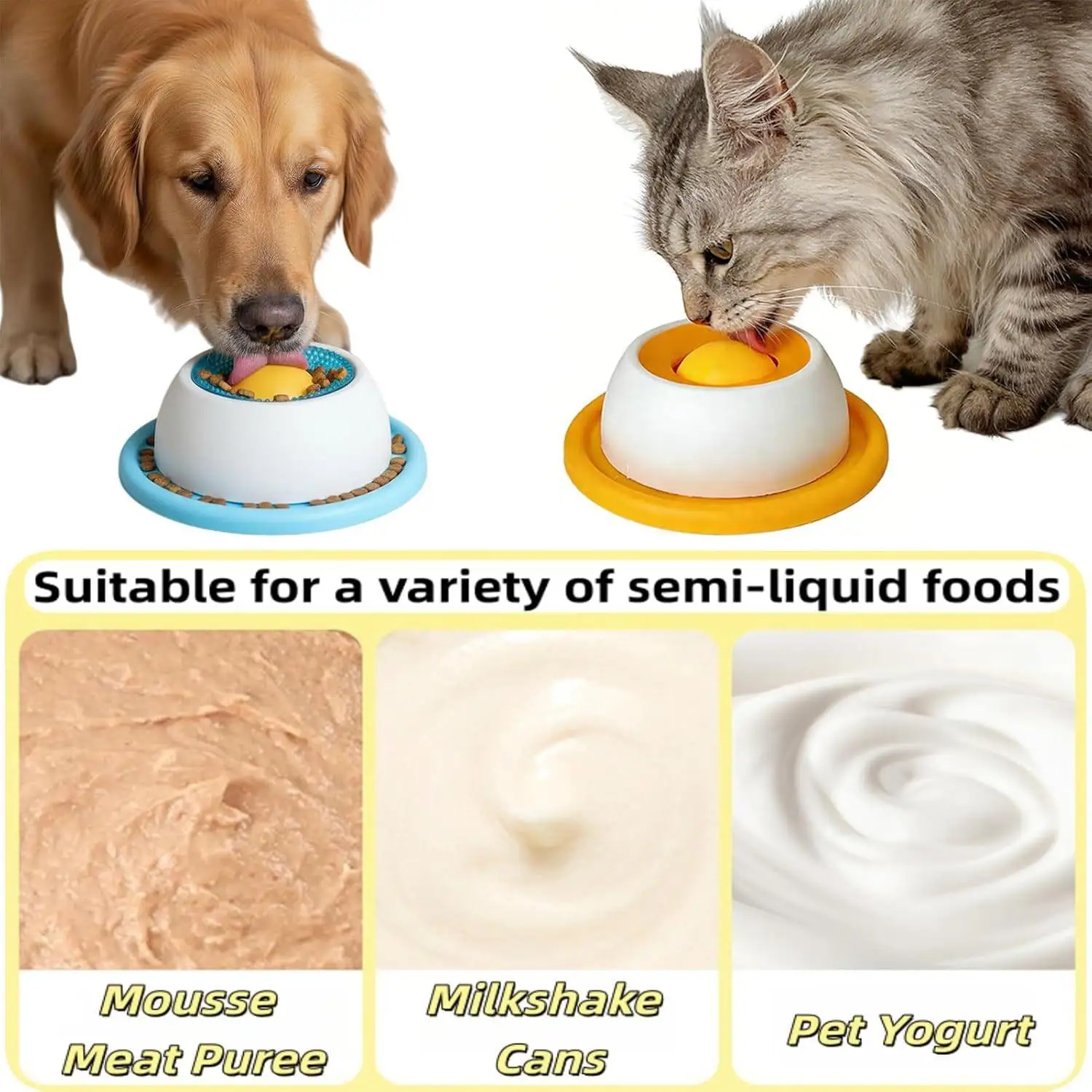 Cuenco lamer lento antideslizante para perro – Alimentación húmeda - imagen 5