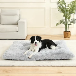 Cama nido de felpa suave para perros pequeños y gatos