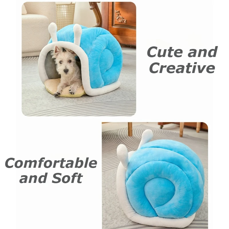Cama creativa para gatos, cómoda cama suave para gatos, interior, cálida, a prueba de viento, casa para perros y gatos, a prueba de humedad, transpirable, camas para mascotas pequeñas y medianas - imagen 3