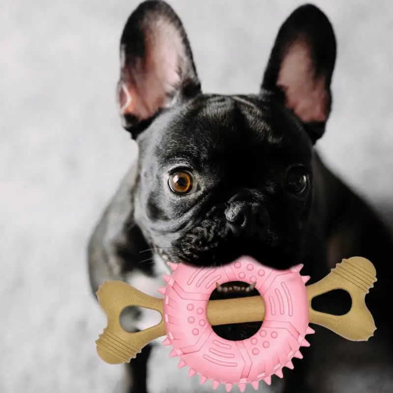 Cepillo de dientes Molar para cachorros de hueso, juguete para masticar para perros, juguetes para perros resistentes, juguetes para masticar para la dentición, cepillo de dientes para masticar perros, palo de dientes para agresivo