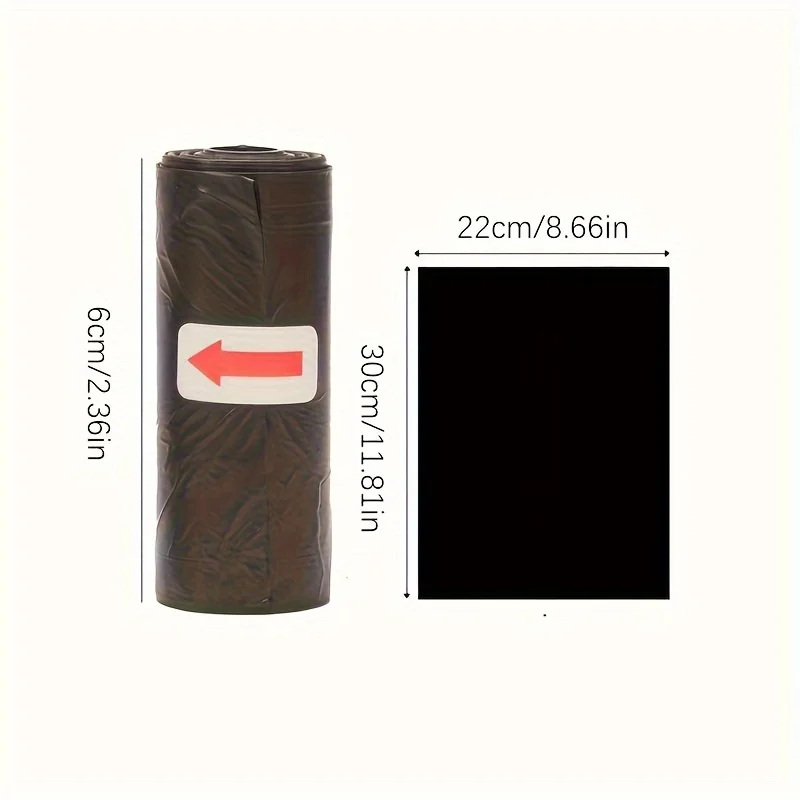 Bolsas para excrementos de perros, bolsas portátiles para restos de mascotas, bolsas de basura duraderas y a prueba de fugas, suministros de limpieza para mascotas, 300/150 Uds. - imagen 3