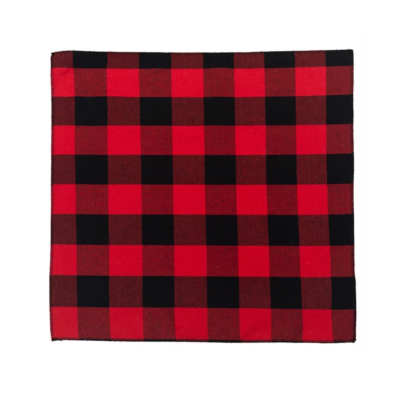 Bandanas de algodón suave para perros pequeños, medianos y grandes, vendaje Triangular a cuadros a la moda para cachorros de Chihuahua Golden Retriever - imagen 4