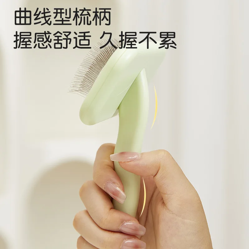 Peines para mascotas, cepillo de masaje, peine de belleza para eliminar el pelo flotante, peine de aguja para perros, suministros para mascotas y perros - imagen 2