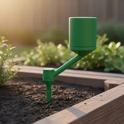 Riego automático plantas giratorio estaca reutilizable aspersor lento