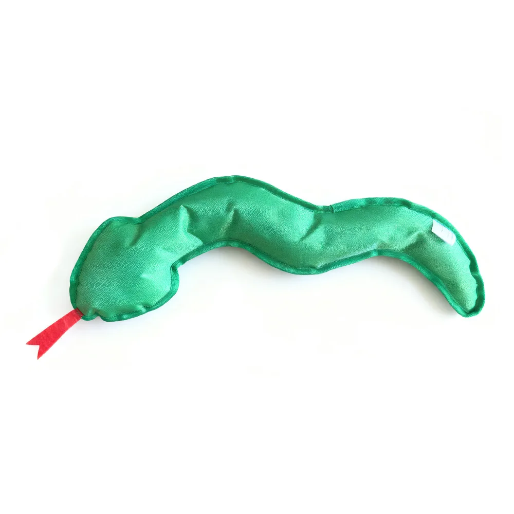 Juguete para perros con forma de serpiente chirriante, juguete molar resistente a masticar, juguete interactivo para mascotas para aliviar el aburrimiento,