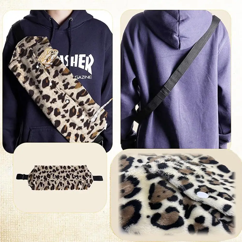 Bolsa de transporte para mascotas pequeñas, bolsa de viaje con cierre de botón duradero, fácil limpieza, conejillo de indias - imagen 3