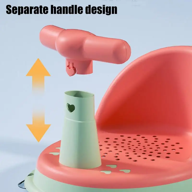 Asiento de baño para bebé, silla de baño para bañera, taburete para ducha de bebé, sillas para bañera, baño envolvente ligero - imagen 4