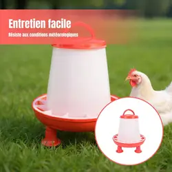 Comedero automático duradero para aves: gallinas, pollos y palomas