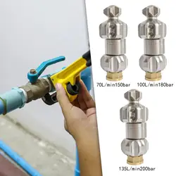 Herramienta de boquilla de chorro de alcantarillado, piezas de reparación compactas, resistentes para lavadora a presión, conector rápido de rosca interna de 3/4" para fregaderos y alcantarillados