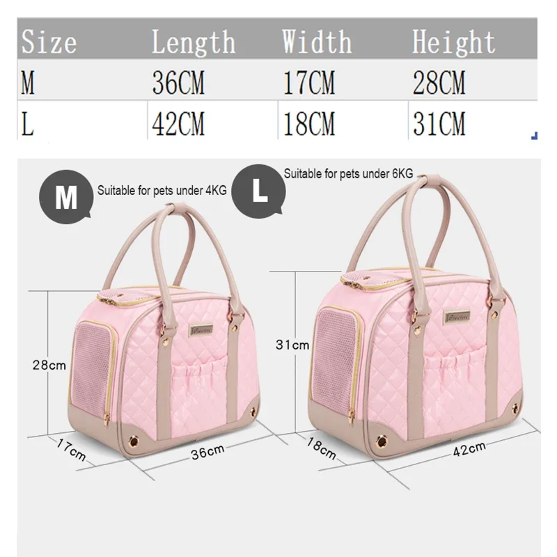 Winhyepet-Bolso de transporte para mascotas, bolso para transportar cachorros, diseño de lujo de moda, bolso de hombro transpirable para transporte de mascotas