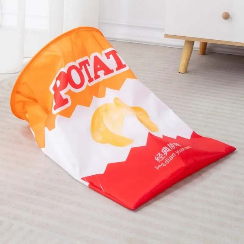 Bolsa de taladro interactiva de poliéster para gatos, plegable con sonido, patatas fritas, túnel para gatos, resistente a mordeduras, túnel de juego para gatos, juguetes - imagen 2