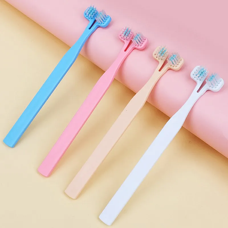 Cepillo de dientes para mascotas, doble cabezal, suministros para perros - imagen 3