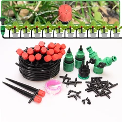 Sistema de riego por goteo para jardín - césped, árboles y patio