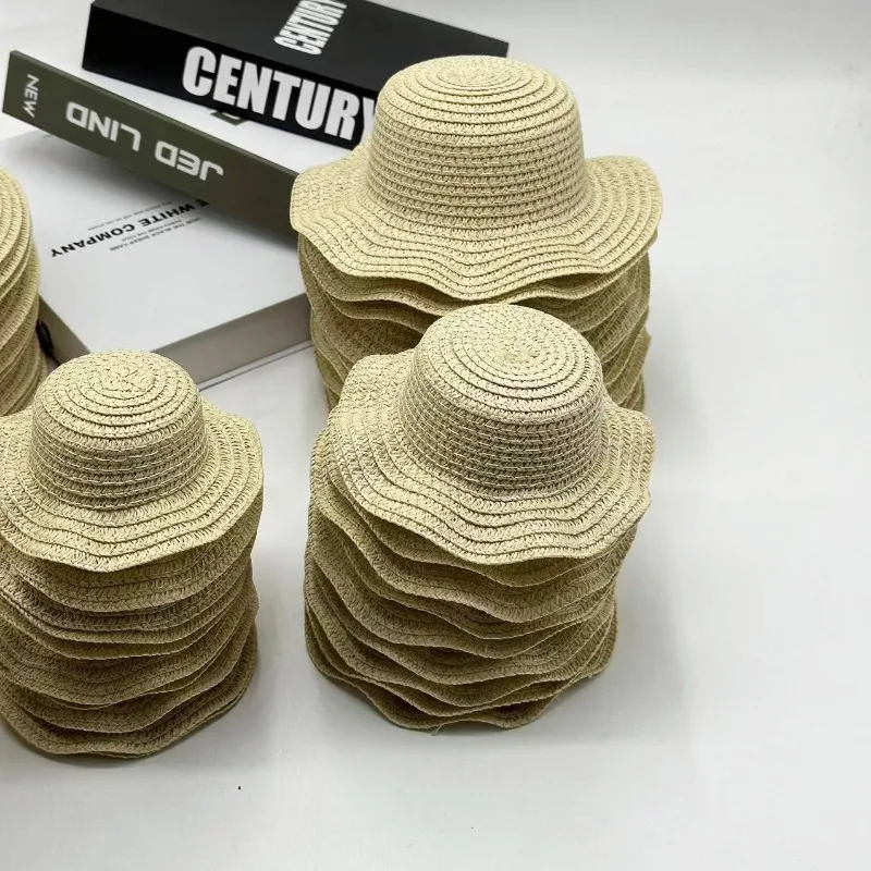 Sombreros de paja bonitos para gatos y perros, protector solar de viaje para mascotas, para tomar fotos, Mini sombreros tejidos a mano, productos de decoración creativos para mascotas, accesorios - imagen 3