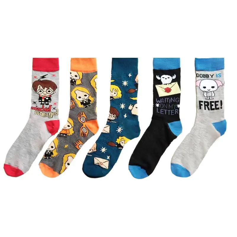 Set 5 pares calcetines Harry Potter – Divertido cosplay regalo - imagen 2