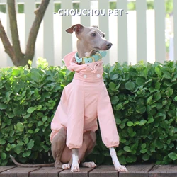 Chaleco protectora Galgo Italiano – Anti UV, viento y lluvia desmontable