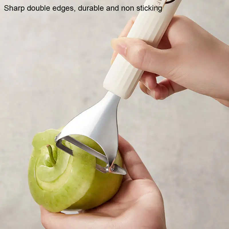 Pelador de verduras de acero inoxidable para cocina, pelador de frutas y verduras multifunción, cepillador de melón, herramienta de accesorios de cocina - imagen 3