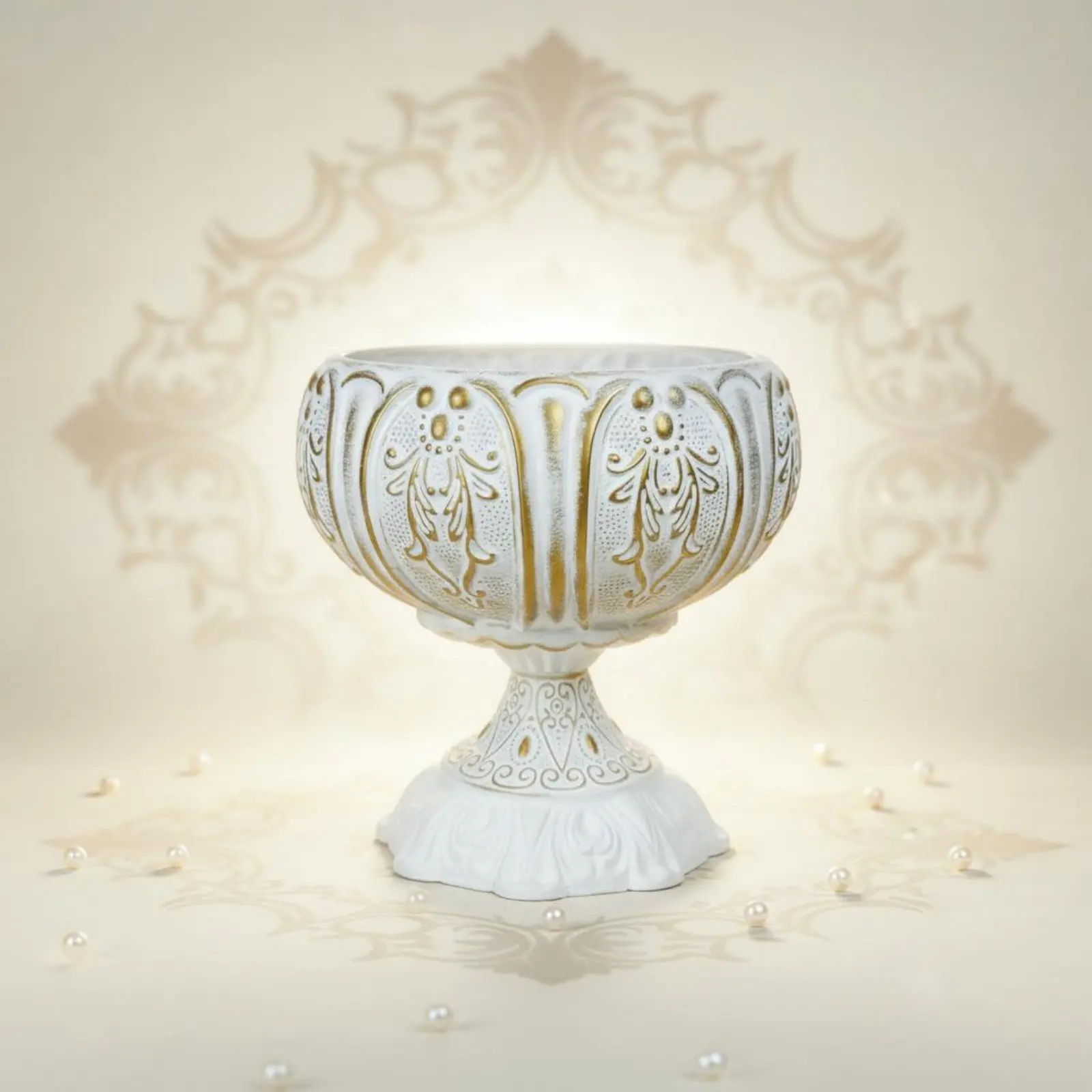 Macetero de metal repujado - decoración para gatos y perros - imagen 4