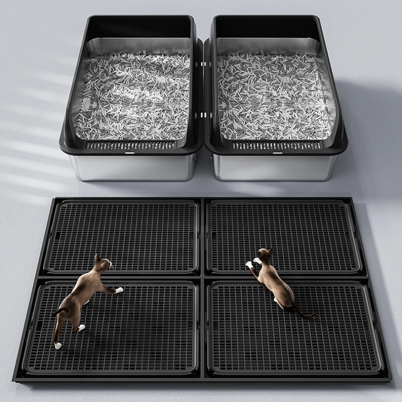 Alfombrilla atrapabarros para caja de arena para gatos - Lavable