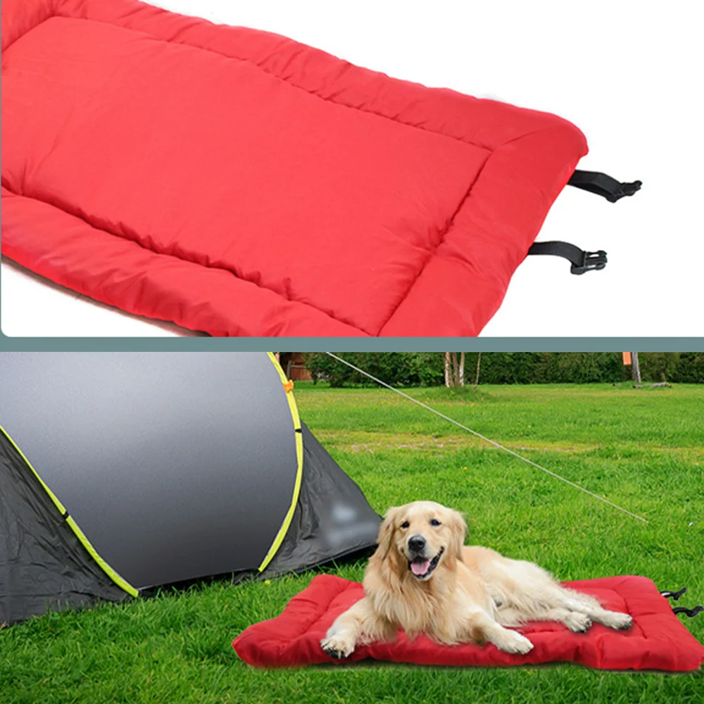 Estera de cama portátil plegable impermeable para mascotas, cojín para perro, gato, viajes al aire libre, Camping, asiento de coche, lavable y duradero - imagen 3
