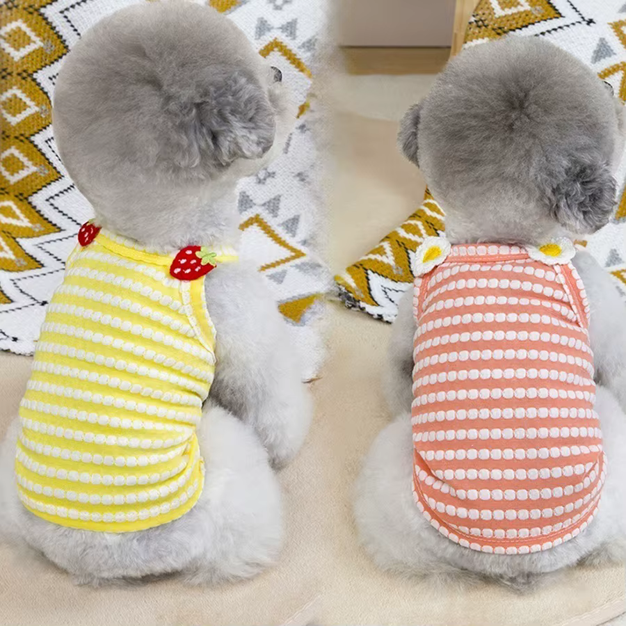 Chaleco de verano para gatos y perros pequeños – Con rayas y transpirable - imagen 5