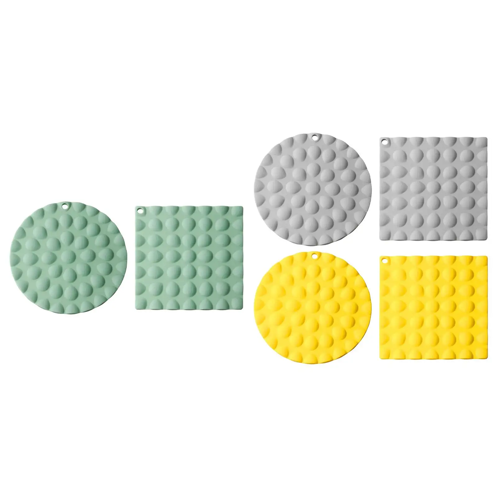 Mantel Individual para mesa de comedor, decoración portátil, versátil, ecológico, antideslizante, caliente, para comedor, cocina, mesa de centro, 2 uds.