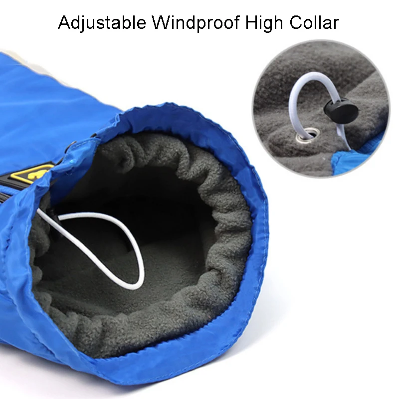 Abrigo de invierno impermeable con forro polar para perros, chaqueta cálida para cachorros, chaleco reflectante, ropa para mascotas, ropa para perros medianos y grandes - imagen 3