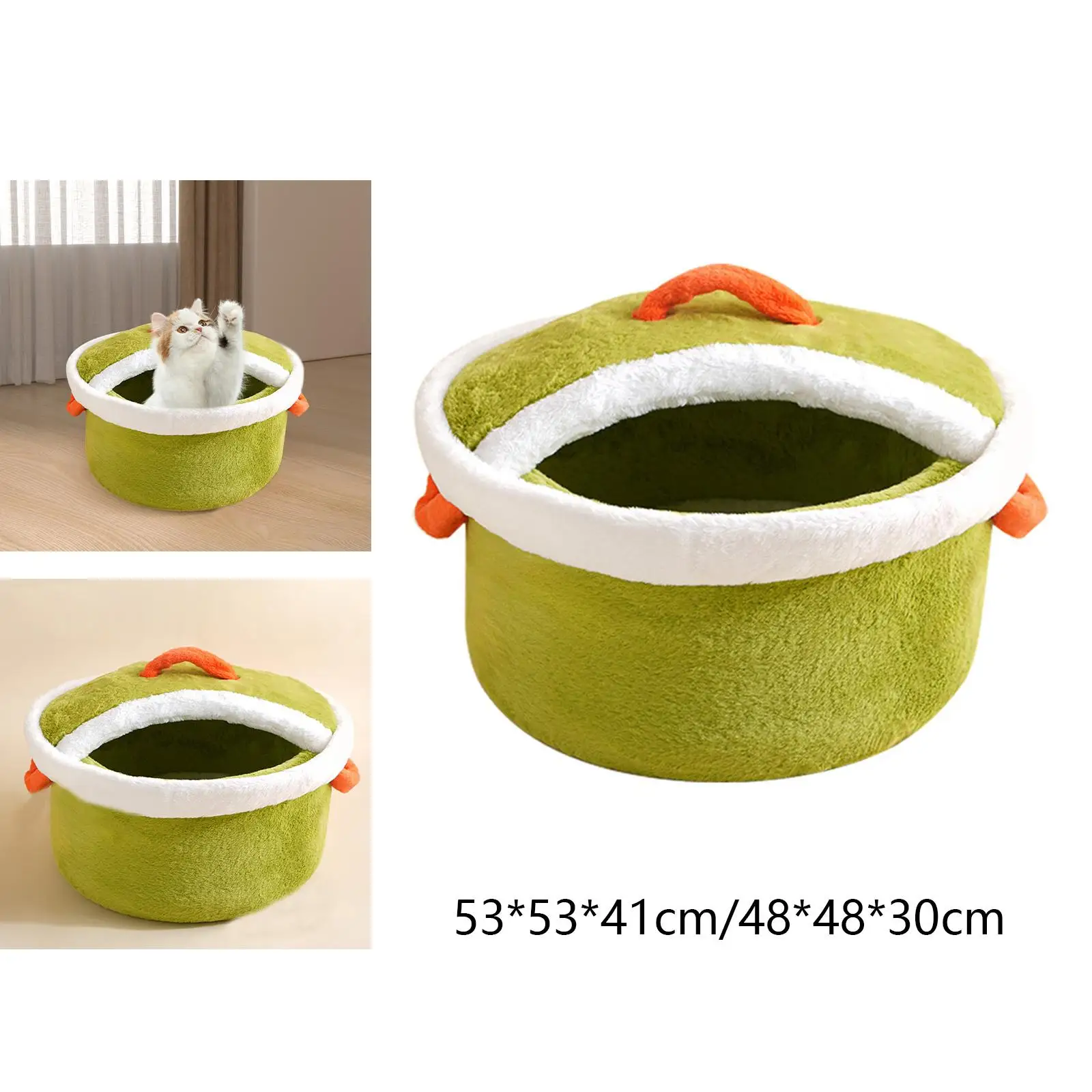 Indoor Cat Bed Cave Warm Sleeping Soft Kennel Pet Animal House Pet Sofa Bed Kitten Kitty Shelter for Cats Small Dog Kitten Puppy