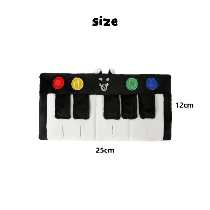 Juguetes de comida oculta en forma de Piano para perros, juguetes de llamada BB, juguetes de papel de sonido para mascotas, rompecabezas interactivo para mascotas - imagen 2
