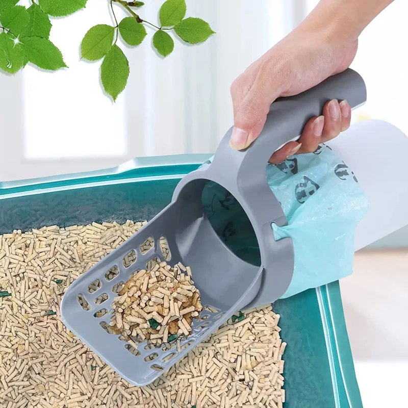 Recogedor de arena para gatos, pala limpiadora fácil de usar - imagen 4