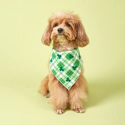 Bandana verde San Patricio para perros y gatos