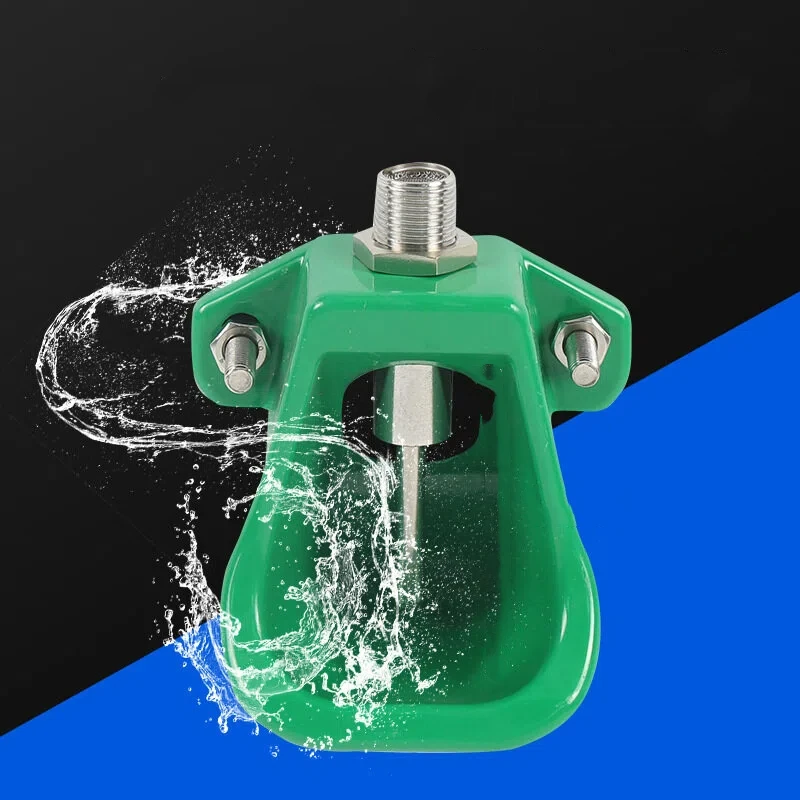 Tazón de agua potable de lechón de plástico automático, bebedero de tetina para cerdo, bebedero de agua, dispensador de agua de animales de granja, 1 ud.
