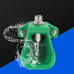 Tazón de agua potable de lechón de plástico automático, bebedero de tetina para cerdo, bebedero de agua, dispensador de agua de animales de granja, 1 ud.