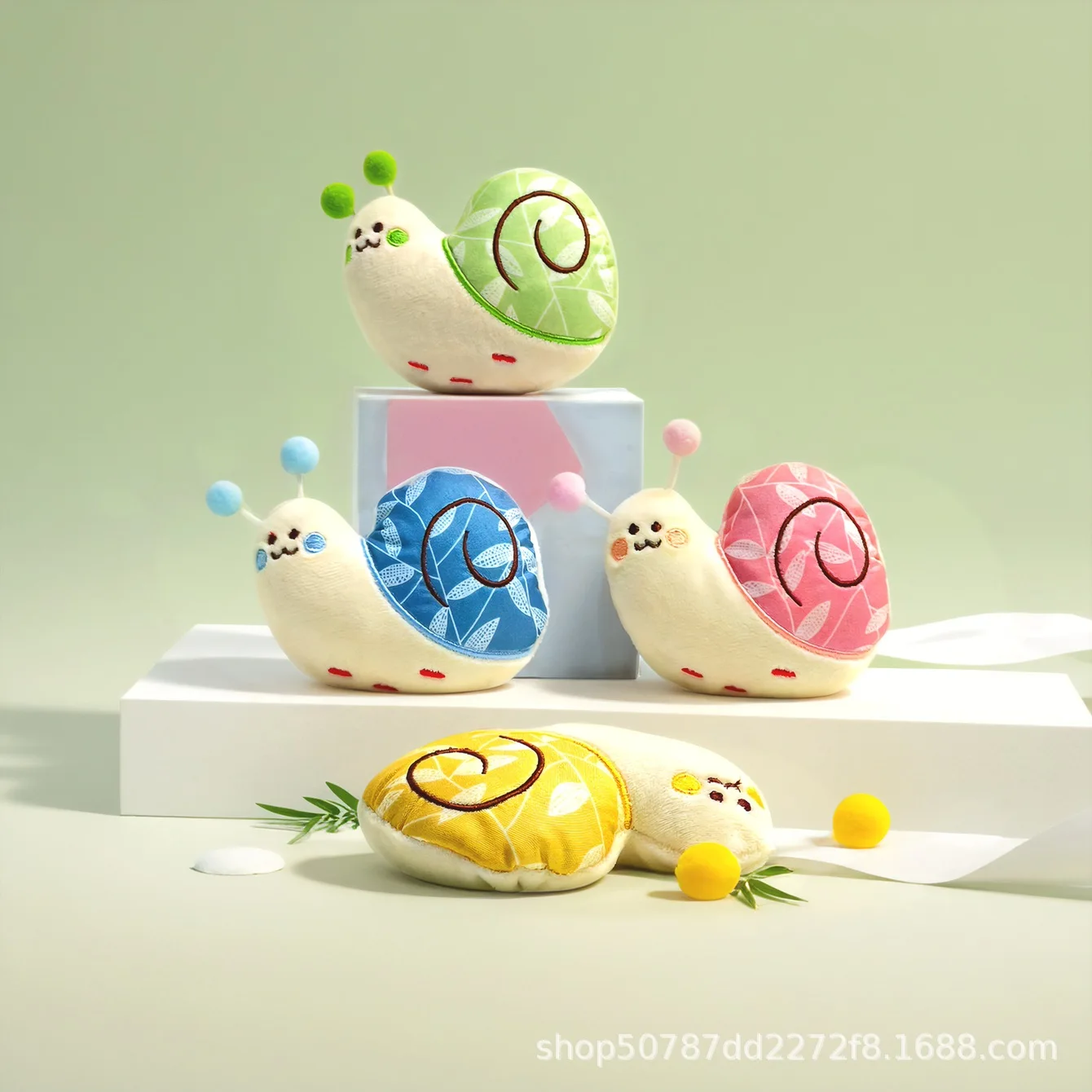 Juguetes de peluche para mascotas, bonitos juguetes en forma de caracol para perros para aliviar el aburrimiento, juguetes interactivos para moler y limpiar los dientes, accesorios para perros