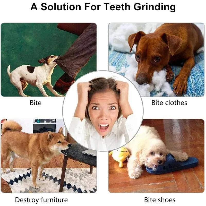 Pelota juguete masticable dental no tóxica para perros y gatos - imagen 4