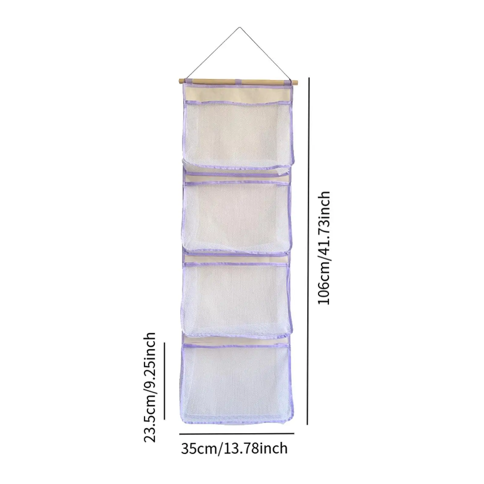 over Door Organizer,Stuffed Animal Storage,Clear Window,Hanging Storage Net, Toy