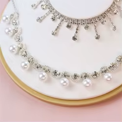 Collar de diamante para gatos y perros - colgante de cristal lujoso